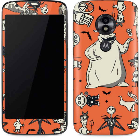 Disney The Nightmare Before Christmas Character Pattern print Moto E5 Play Skin